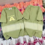Áo thun nữ Baby Tee ôm body từ 35kg - 55kg In chữ A