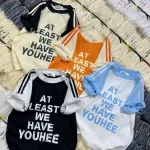 Áo thun nữ Baby Tee ôm body từ 35kg - 55kg In chữ AT LEAST