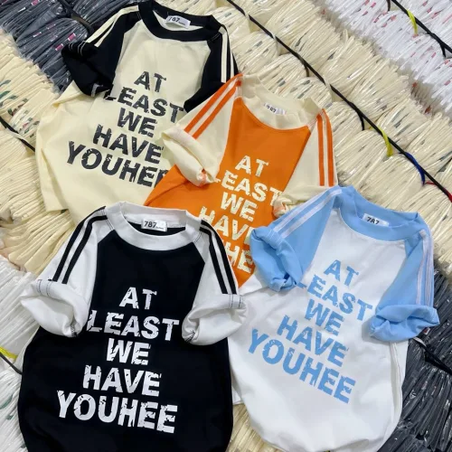 Áo thun nữ Baby Tee ôm body từ 35kg - 55kg In chữ AT LEAST
