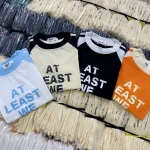 Áo thun nữ Baby Tee ôm body từ 35kg - 55kg In chữ AT LEAST