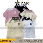 Áo thun nữ Baby Tee ôm body từ 35kg - 55kg in chữ B bên trái