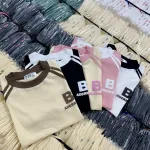 Áo thun nữ Baby Tee ôm body từ 35kg - 55kg in chữ B bên trái