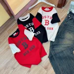 Áo thun nữ Baby Tee ôm body từ 35kg - 55kg in chữ B lớn