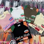Áo thun nữ Baby Tee ôm body từ 35kg - 55kg In Chữ Cool To Work
