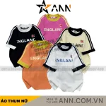 Áo thun nữ Baby Tee ôm body từ 35kg - 55kg In chữ ENGLAND
