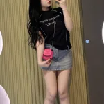 Áo thun nữ Baby Tee ôm body từ 35kg - 55kg in chữ hang your dream