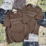 Áo thun nữ Baby Tee ôm body từ 35kg - 55kg in chữ hang your dream