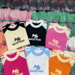 Áo thun nữ Baby Tee ôm body từ 35kg - 55kg in chữ MAKEITRAIN