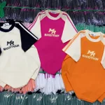 Áo thun nữ Baby Tee ôm body từ 35kg - 55kg in chữ MAKEITRAIN