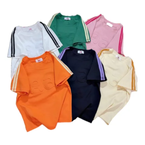 Áo thun nữ Baby Tee ôm body từ 35kg - 55kg In Chữ Nổi Aa