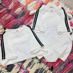 Áo thun nữ Baby Tee ôm body từ 35kg - 55kg In Chữ Nổi Aa