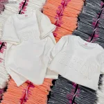 Áo thun nữ Baby Tee ôm body từ 35kg - 55kg In chữ Nổi BOSTON