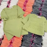 Áo thun nữ Baby Tee ôm body từ 35kg - 55kg In chữ Nổi BOSTON