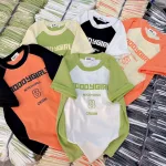 Áo thun nữ Baby Tee ôm body từ 35kg - 55kg In chữ và Số 8