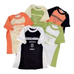 Áo thun nữ Baby Tee ôm body từ 35kg - 55kg In chữ và Số 8