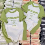 Áo thun nữ Baby Tee ôm body từ 35kg - 55kg In chữ và Số 8