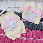 Áo thun nữ Baby Tee ôm body từ 35kg - 55kg in con thỏ