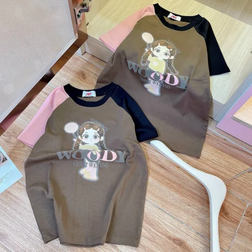 Áo thun nữ Baby Tee ôm body từ 35kg - 55kg in hình bé gái