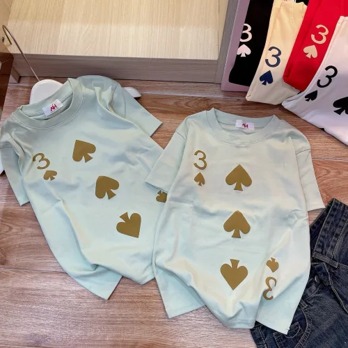 Áo thun nữ Baby Tee ôm body từ 35kg - 55kg in hình lá bài