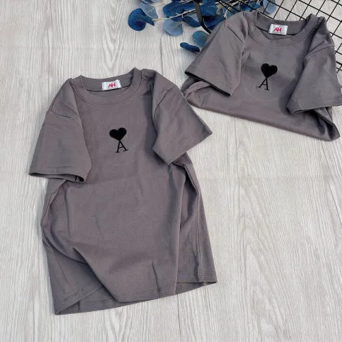 Áo thun nữ Baby Tee ôm body từ 35kg - 55kg in hình trái tim chữ A