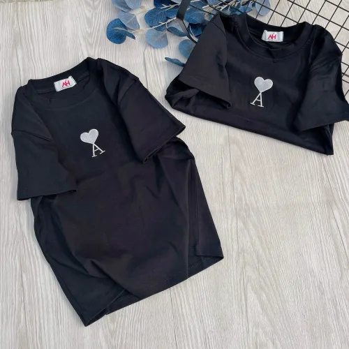 Áo thun nữ Baby Tee ôm body từ 35kg - 55kg in hình trái tim chữ A