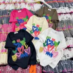 Áo thun nữ Baby Tee ôm body từ 35kg - 55kg In hình trái tim màu