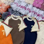 Áo thun nữ Baby Tee ôm body từ 35kg - 55kg in số 7 bên trái ngực