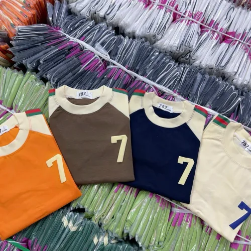 Áo thun nữ Baby Tee ôm body từ 35kg - 55kg in số 7 bên trái ngực