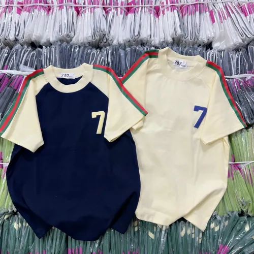 Áo thun nữ Baby Tee ôm body từ 35kg - 55kg in số 7 bên trái ngực