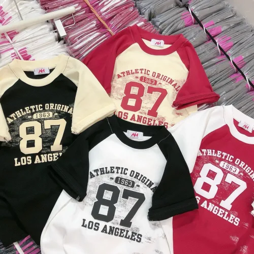 Áo thun nữ Baby Tee ôm body từ 35kg - 55kg in Số 87