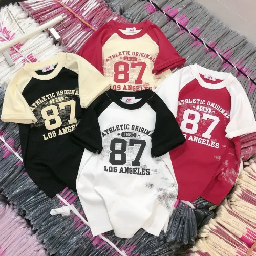 Áo thun nữ Baby Tee ôm body từ 35kg - 55kg in Số 87