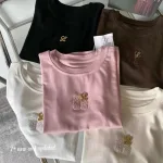 Áo thun nữ Baby Tee ôm body từ 35kg - 55kg thuê logo