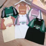 Áo thun nữ Baby Tee phối tay raglan cổ tròn ôm body từ 35kg - 55kg