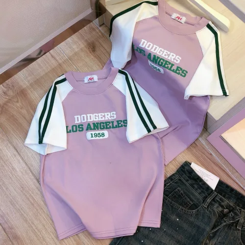 Áo thun nữ Baby Tee phối tay raglan cổ tròn ôm body từ 35kg - 55kg