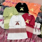Áo Thun Nữ Cổ Tròn Baby Tee In Chữ A Mạc AH787