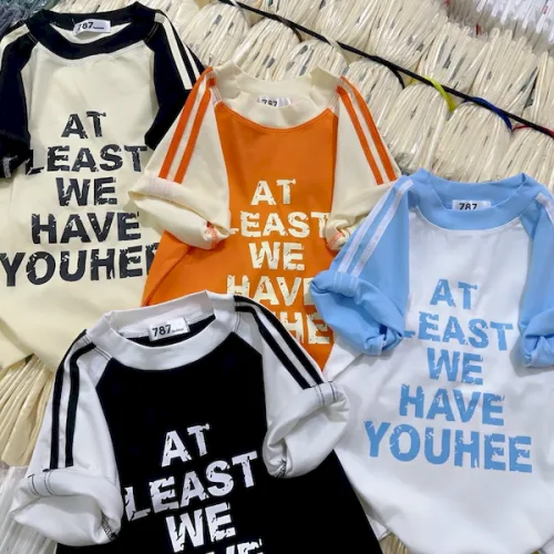 Áo Thun Nữ Cổ Tròn Baby Tee In Chữ At Least Mạc AH787