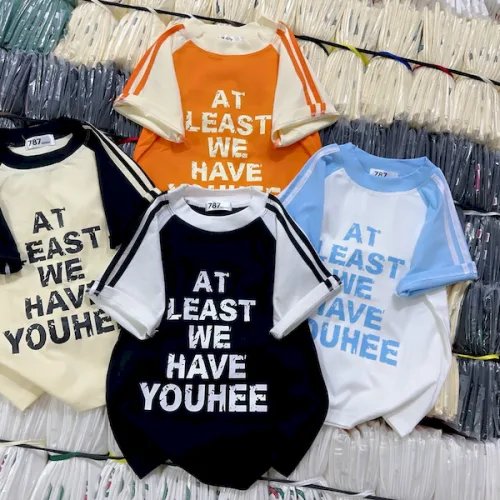 Áo Thun Nữ Cổ Tròn Baby Tee In Chữ At Least Mạc AH787