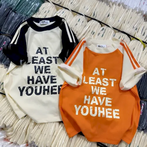 Áo Thun Nữ Cổ Tròn Baby Tee In Chữ At Least Mạc AH787