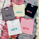 Áo Thun Nữ Cổ Tròn Baby Tee In Chữ AUGUST16 Mạc AH787