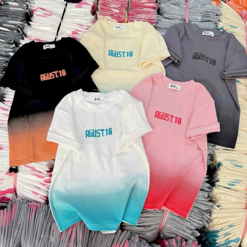 Áo Thun Nữ Cổ Tròn Baby Tee In Chữ AUGUST16 Mạc AH787