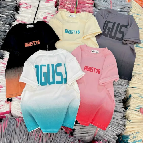 Áo Thun Nữ Cổ Tròn Baby Tee In Chữ AUGUST16 Mạc AH787