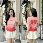 Áo Thun Nữ Cổ Tròn Baby Tee In Chữ AUGUST16 Mạc AH787