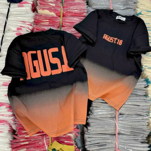 Áo Thun Nữ Cổ Tròn Baby Tee In Chữ AUGUST16 Mạc AH787
