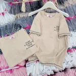 Áo Thun Nữ Cổ Tròn Baby Tee In Chữ Bên Ngực Mạc AH787