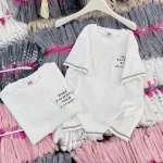 Áo Thun Nữ Cổ Tròn Baby Tee In Chữ Bên Ngực Mạc AH787