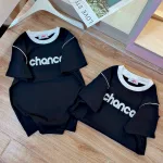 Áo Thun Nữ Cổ Tròn Baby Tee In Chữ Chance Mạc AH787