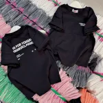 Áo Thun Nữ Cổ Tròn Baby Tee In Chữ Nhỏ Trước Sau Mạc AH787