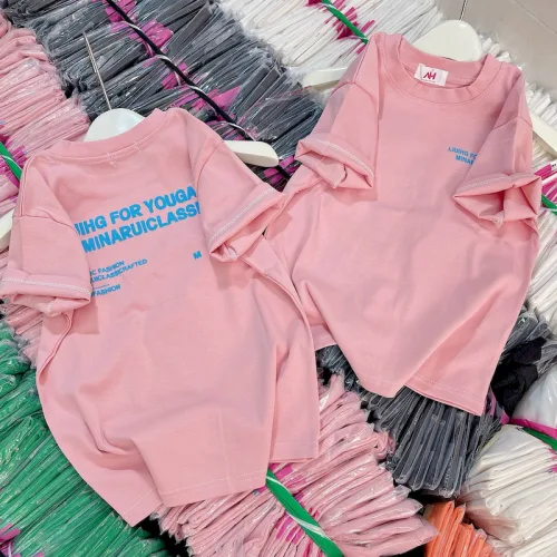 Áo Thun Nữ Cổ Tròn Baby Tee In Chữ Nhỏ Trước Sau Mạc AH787
