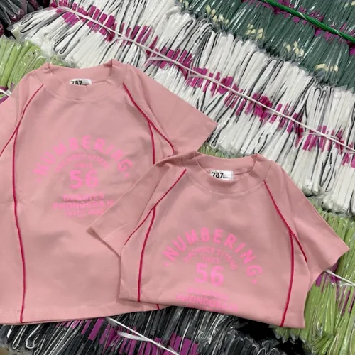 Áo Thun Nữ Cổ Tròn Baby Tee In Chữ Numbering Mạc AH787