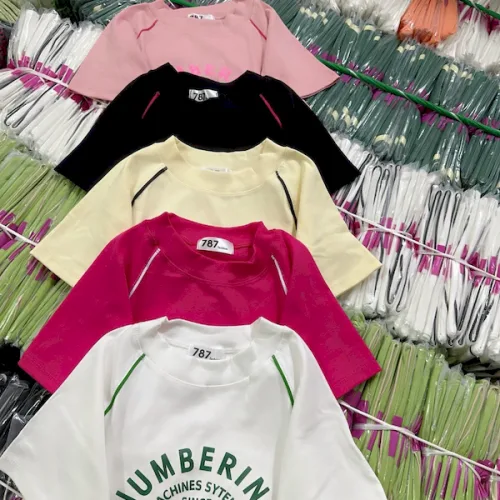 Áo Thun Nữ Cổ Tròn Baby Tee In Chữ Numbering Mạc AH787